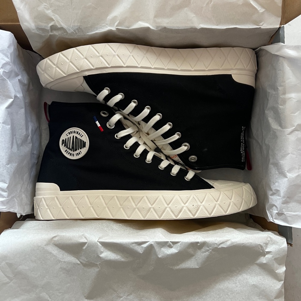 Palladium Men's Black High-Top Sneakers